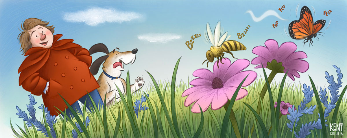 Beethoven children's book illustration