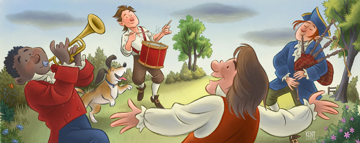 Beethoven children's book illustration